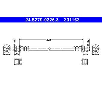 Flexible de frein ATE 24.5279-0225.3