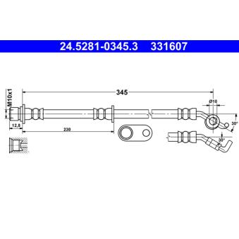 Flexible de frein ATE [24.5281-0345.3]