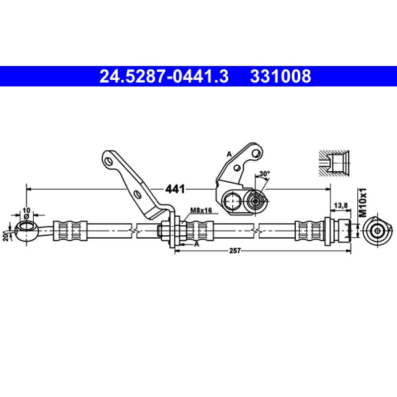 Flexible de frein ATE 24.5287-0441.3 - Visuel 1