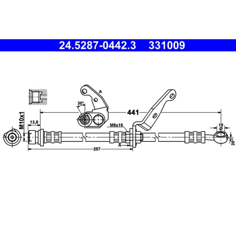 Flexible de frein ATE 24.5287-0442.3 - Visuel 1