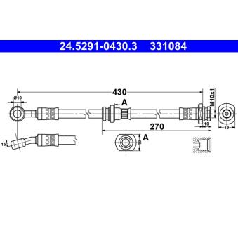 Flexible de frein ATE 24.5291-0430.3