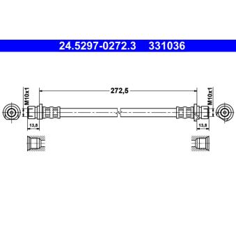 Flexible de frein ATE OEM 01466SAAJ51