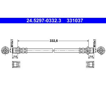 Flexible de frein ATE 24.5297-0332.3