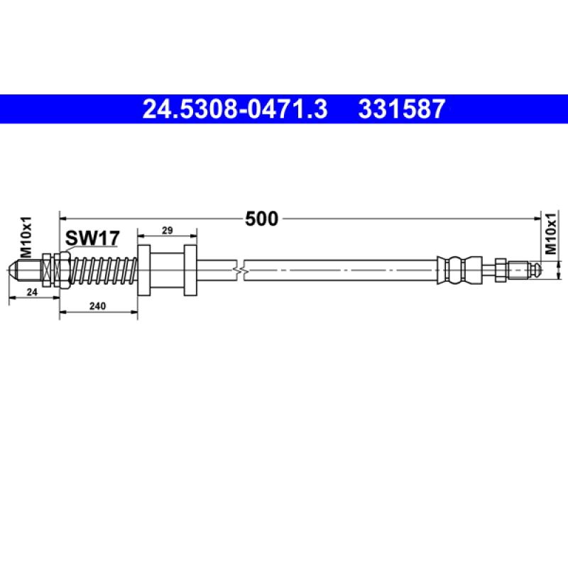 Flexible de frein ATE 24.5308-0471.3 - Visuel 1