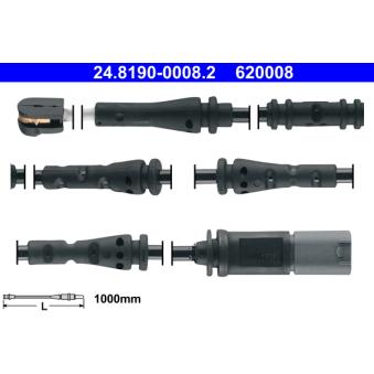 Contact d'avertissement, usure des plaquettes de frein ATE OEM 34352284343