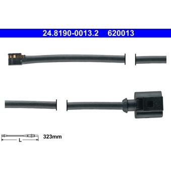 Contact d'avertissement, usure des plaquettes de frein ATE OEM 7P0907637