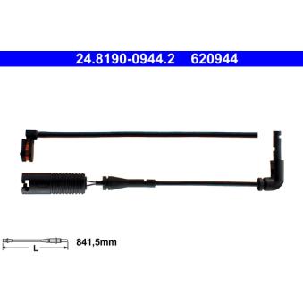 Contact d'avertissement, usure des plaquettes de frein ATE OEM SEM500050