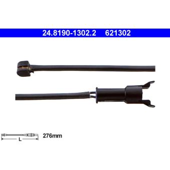 Contact d'avertissement, usure des plaquettes de frein ATE OEM DBC6595