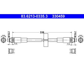 Flexible de frein ATE 83.6213-0335.3