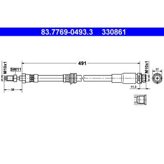 Flexible de frein ATE OEM 1426690