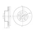 Jeu de 2 disques de frein avant METELLI [23-0225]