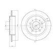 Jeu de 2 disques de frein arrière METELLI [23-0311]