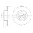 Jeu de 2 disques de frein avant METELLI [23-0339]