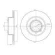 Jeu de 2 disques de frein avant METELLI [23-0471]