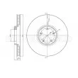 METELLI 23-0702 - Jeu de 2 disques de frein avant