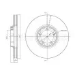 METELLI 23-0714 - Jeu de 2 disques de frein avant