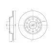 METELLI 23-0749C - Jeu de 2 disques de frein arrière