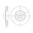 METELLI 23-0780C - Jeu de 2 disques de frein avant