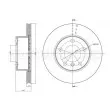 METELLI 23-0810C - Jeu de 2 disques de frein avant