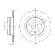 METELLI 23-0818C - Jeu de 2 disques de frein arrière