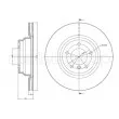 METELLI 23-0872C - Jeu de 2 disques de frein avant