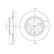 METELLI 23-0890C - Jeu de 2 disques de frein arrière