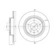 METELLI 23-1004C - Jeu de 2 disques de frein arrière