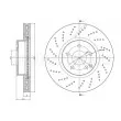 METELLI 23-1459FC - Jeu de 2 disques de frein avant