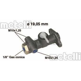 Maître-cylindre de frein METELLI [05-0001]