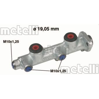 Maître-cylindre de frein METELLI [05-0068]