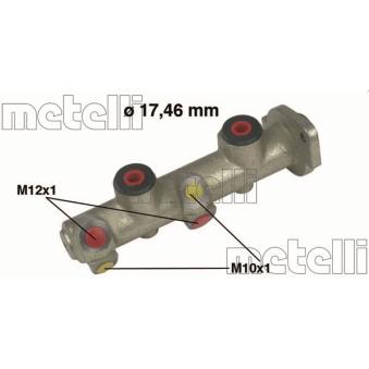 Maître-cylindre de frein METELLI [05-0143]