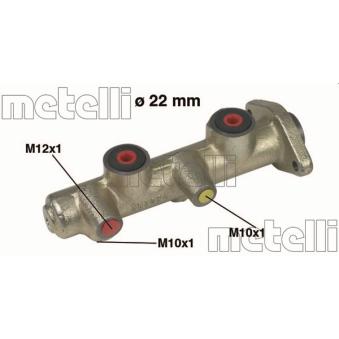 Maître-cylindre de frein METELLI [05-0167]