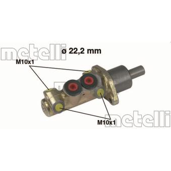 Maître-cylindre de frein METELLI 05-0196 pour PEUGEOT BOXER 1.9 D - 64cv