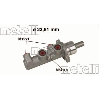 Maître-cylindre de frein METELLI 05-0317