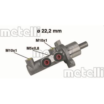 Maître-cylindre de frein METELLI 05-0344