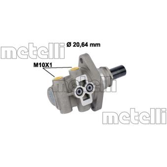Maître-cylindre de frein METELLI 05-0384