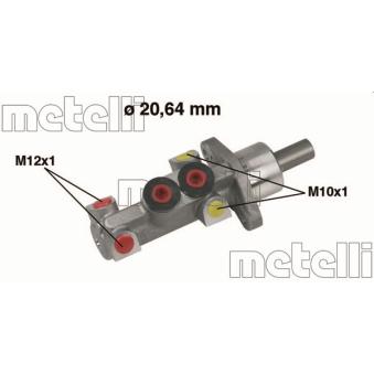 Maître-cylindre de frein METELLI [05-0388]