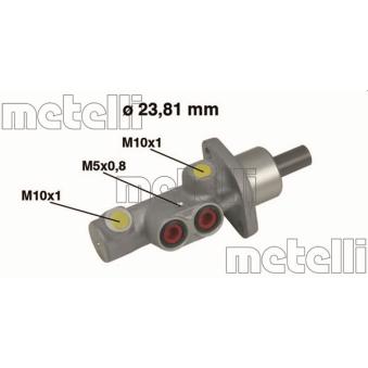 Maître-cylindre de frein METELLI 05-0452 pour LAMBORGHINI URUS 1.6 - 110cv