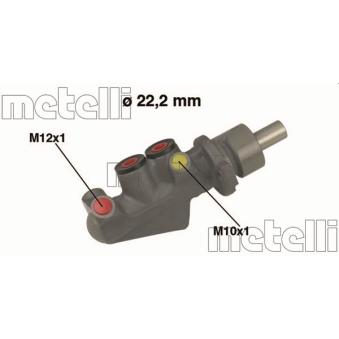 Maître-cylindre de frein METELLI [05-0478]