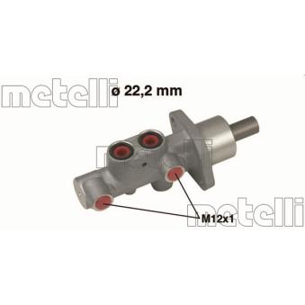 Maître-cylindre de frein METELLI 05-0542 pour PEUGEOT 206+ 1.1 - 60cv
