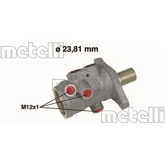 Maître-cylindre de frein METELLI OEM 7701206660 Maître-cylindre de frein METELLI OEM 7701206660