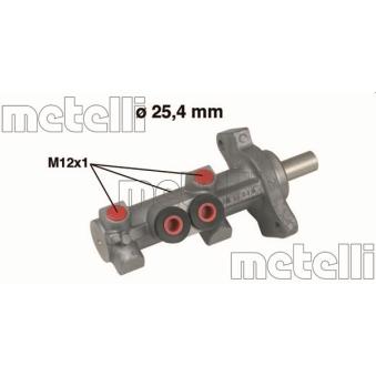 Maître-cylindre de frein METELLI OEM 0004316201