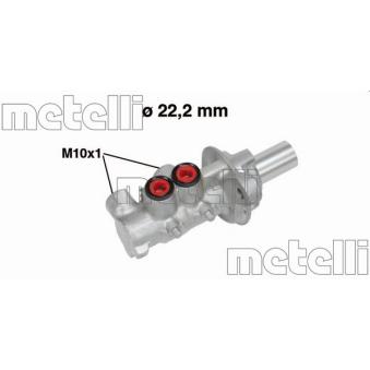 Maître-cylindre de frein METELLI 05-0740 pour MITSUBISHI GALANT 1.0 - 68cv