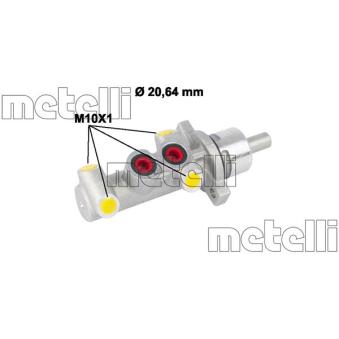 Maître-cylindre de frein METELLI 05-0805 pour SUZUKI IGNIS 1.3 - 94cv