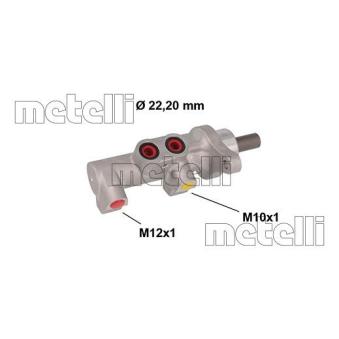 Maître-cylindre de frein METELLI 05-0847 pour TOYOTA COROLLA 1.5 DCI 4x4 - 110cv
