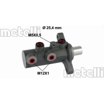 Maître-cylindre de frein METELLI 05-0872