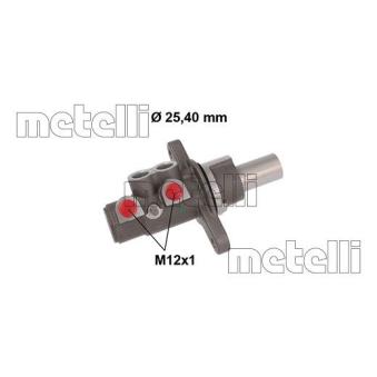 Maître-cylindre de frein METELLI 05-0878 pour CITROEN DS3 1.6 Racing - 207cv