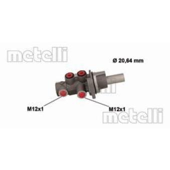 Maître-cylindre de frein METELLI 05-0887 pour LANCIA YPSILON 1.5 TDCi - 75cv