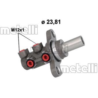 Maître-cylindre de frein METELLI OEM 558251