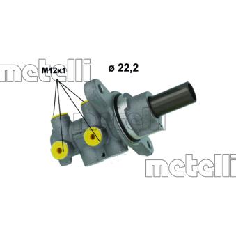 Maître-cylindre de frein METELLI 05-1214 pour AUDI A4 1.5 DCI - 90cv